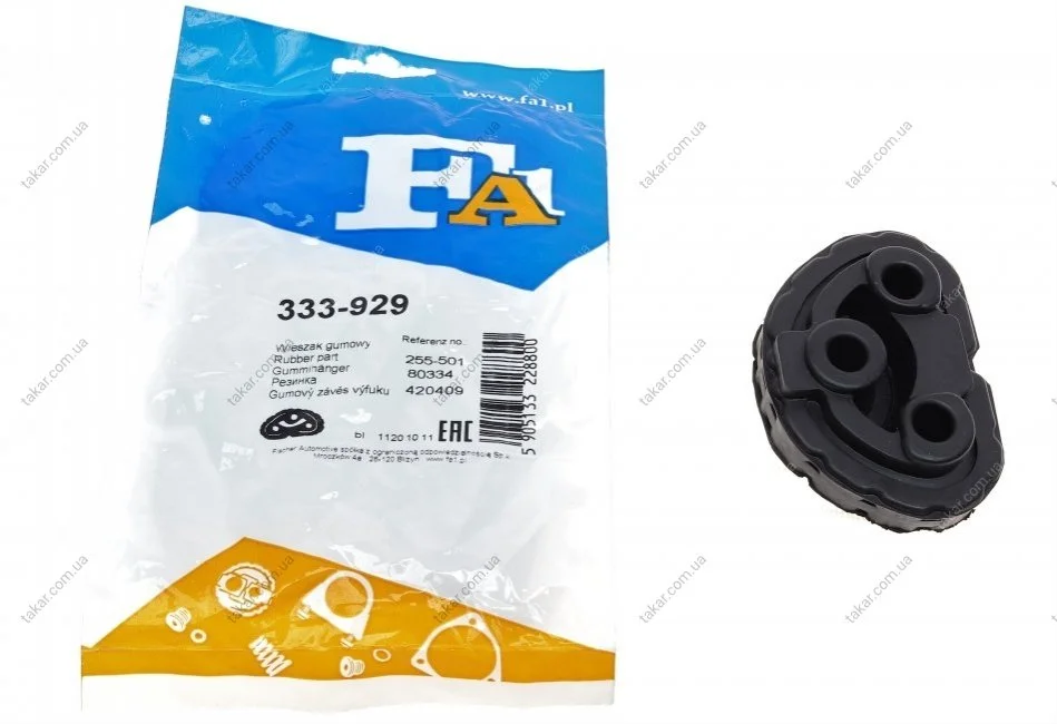 Резинка глушителя FA1 Fischer Automotive One (FA1) 333-929 (фото 1)