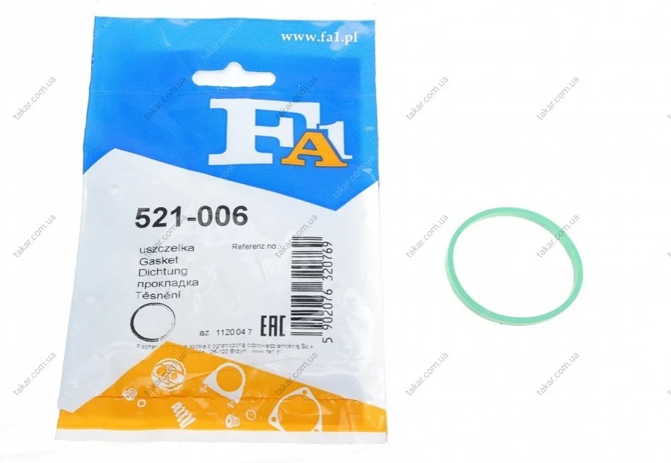 Прокладка колектора впускного FA1 Fischer Automotive One (FA1) 521-006 (фото 1)