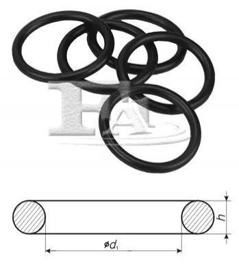 Кольцо резиновое Fischer Automotive One (FA1) 602.990.100 (фото 1)