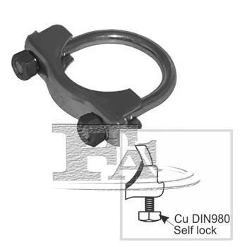 Хомут-затискач металевий Fischer Automotive One (FA1) 921-947 (фото 1)