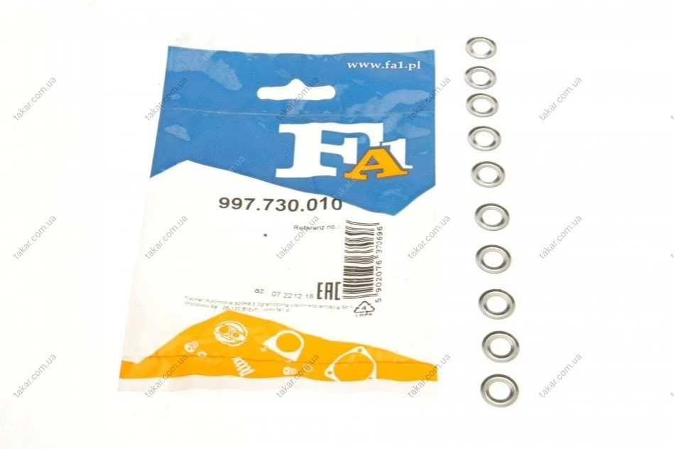 Уплотнитель форсунки топливной FA1 Fischer Automotive One (FA1) 997.730.010 (фото 1)