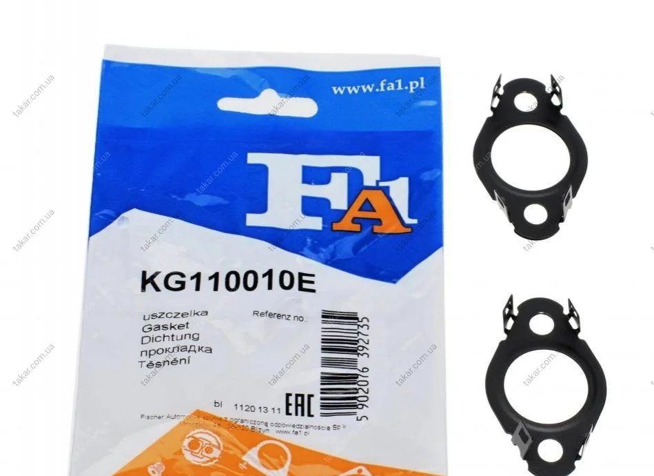 Комплект прокладок, AGR-система Fischer Automotive One (FA1) KG110010E (фото 1)