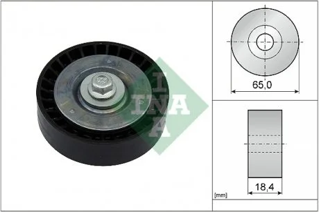 Ролик обводной приводного ремня. FORD 5224204