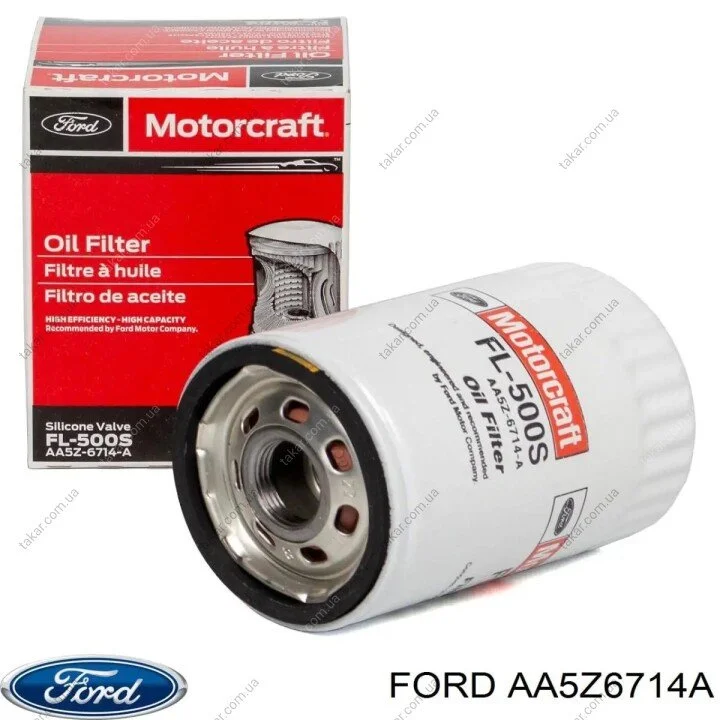 Масляний фільтр гвинт накручуваний FORD AA5Z6714A (фото 1)