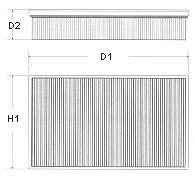 Воздушный фильтр FRAM CA3133