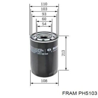 Масляный фильтр винт накручеваемый FRAM PH5103