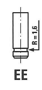 Клапан выпускной FIAT 3610/RCR EX FRECCIA R3610/RCR