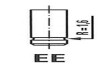 Клапан выпускной SUZUKI 6217/RNT SCAR. 98-00 FRECCIA R6217/RNT (фото 1)