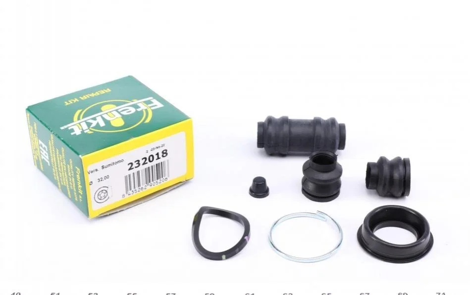 Ремкомплект гальмівного супорта TOYOTA RAV4 00-05, Yaris 00-05 FRENKIT 232018 (фото 1)