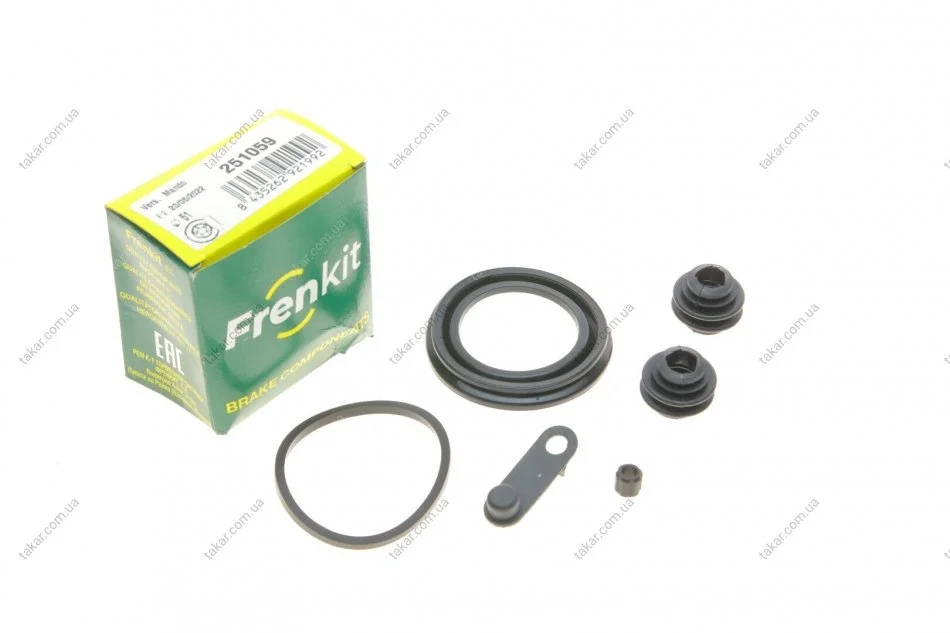 Ремкомплект гальмівного супорта HYUNDAI i-10 IA/BA 13-19, i-10 AC3 19- FRENKIT 251059 (фото 1)
