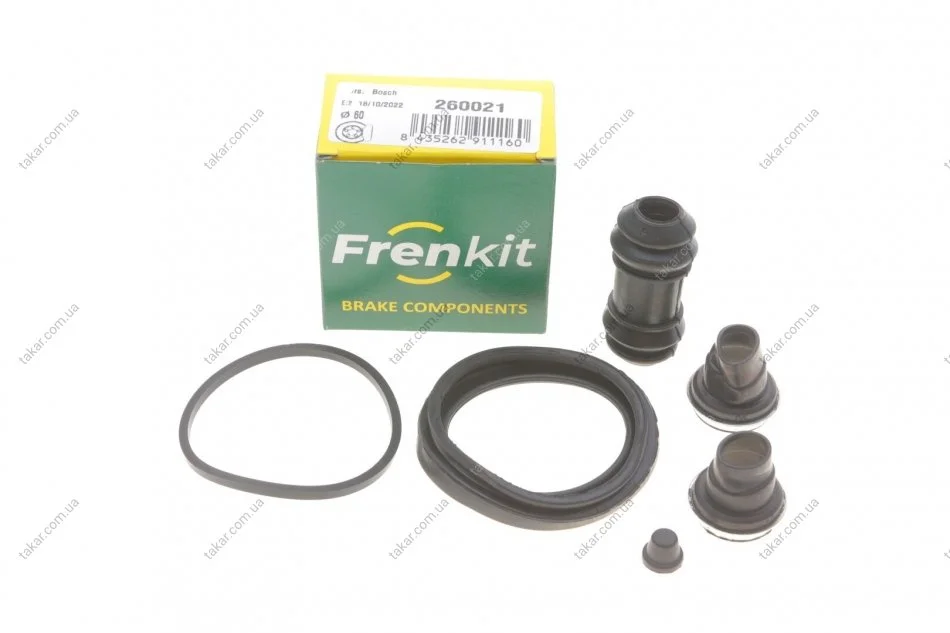 Ремкомплект гальмівного супорта переднього MERCEDES-BENZ Sprinter 901-905 95-06, Vito W638 96-03 FRENKIT 260021 (фото 1)