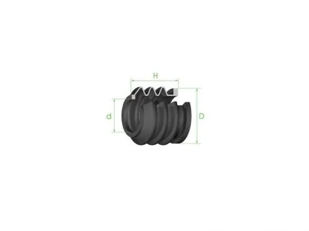 Пыльник направляющего суппорта VW Crafter 06-16; RENAULT Mascott 99-04; FIAT Ducato 06-14, Ducato 02-06; MERCEDES-BENZ Sprinter 906 06-18, Vito W639 03-14; PEUGEOT Boxer 06-14, Boxer 02-06; CITROEN Jumper 02-06, Jumper 06-14; IVECO Daily E5 11-14, Da FRENKIT 52434