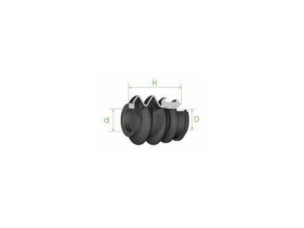Пыльник направляющего суппорта KIA Rio QB/UB 11-17 FRENKIT 58242