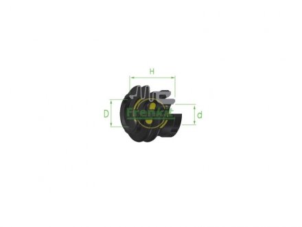 Пыльник направляющего суппорта VW Tiguan 16-; AUDI A3 12-22; SKODA Octavia A7 13-19; TOYOTA C-HR 16-; RENAULT Megane IV 16-; FORD Ka 14-21; SEAT Leon 12-20; FIAT 500X 15-; HONDA HR-V 14-22; KIA Ceed JD 12-19; MERCEDES-BENZ GLS X166 16-19; BMW 3 G20-2 FRENKIT 58383