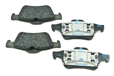 Колодки тормозные дисковые задние RENAULT Laguna 07-15, Laguna 00-07, Espace 02-15, Espace 15-, Vel Satis 02-09; FORD Focus II 04-11, C-MAX 02-10; PEUGEOT 508 10-18, 508 18-; NISSAN Primastar 02-14 FRICTION MASTER MX973