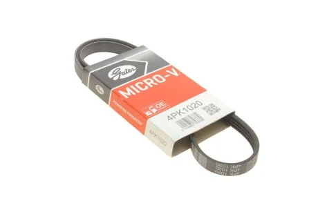 Полікліновий ремінь 4 ребра Gates 4PK1020