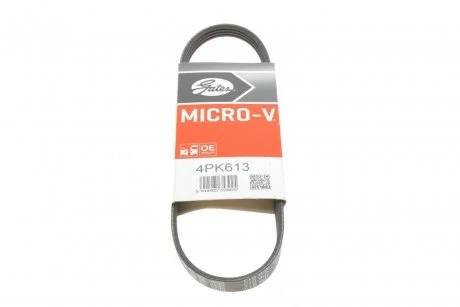 Поликлиновый ремень 4 ребра Gates 4PK613