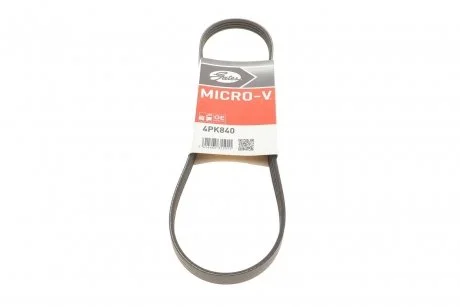 Поликлиновый ремень 4 ребра Gates 4PK840