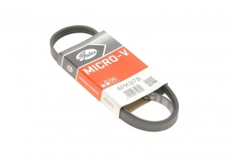 Поликлиновый ремень 4 ребра Gates 4PK978