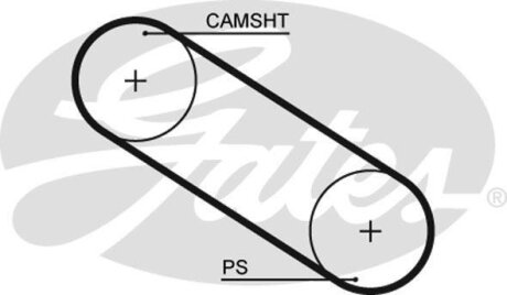 Ремінь зубч. ГРМ Z=68 Gates 5026
