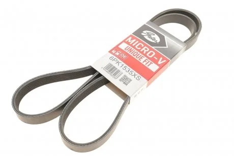 Поликлиновый ремень 6 ребер Gates 6PK1535XS