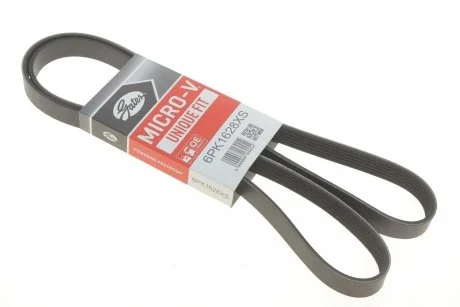 Поликлиновый ремень 6 ребер Gates 6PK1628XS