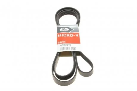 Поликлиновый ремень 6 ребер Gates 6PK2490