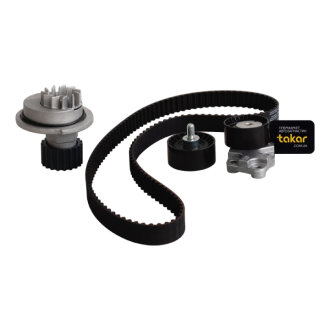 Комплект (ремень+ролик+насос) Gates KP15419XS-2