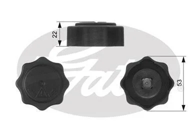 Крышка расширительного бачка GatesV Gates RC229