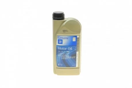 Моторна олива 1 л 5W30 Дизельний, Бензиновий Синтетична GM 93165690