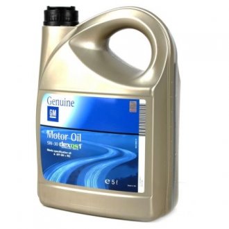 Моторное масло 5 л 5W30 Бензиновый Синтетическое GM 95599877