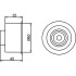 Ролик натяжной MAZDA (выр-во) GMB GT80510 (фото 4)