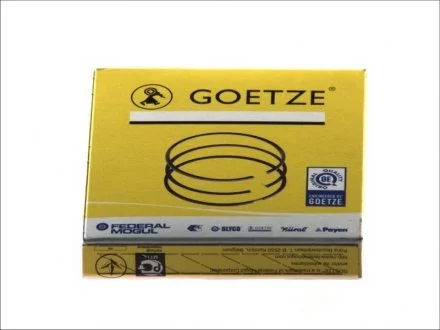Кольцо поршневое на 1 цилиндр, комплект. GOETZE 08-307200-00