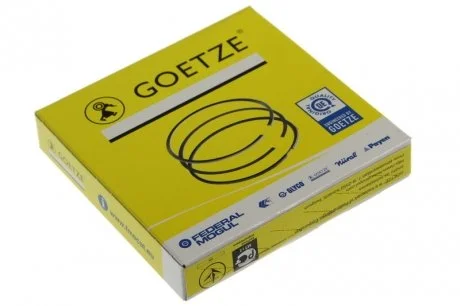 Кільце поршневе на 1 циліндр, комплект. GOETZE 08-423400-00