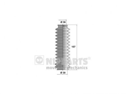 Пильовик рульової рейки GOMET 457620