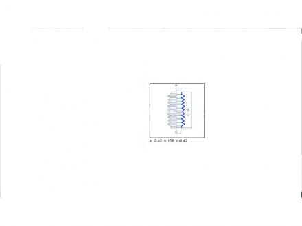 Пильовик рульової рейки GOMET 465610