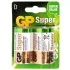Батарейка SUPER ALKALINE 1.5V 13A-U2 лужна, LR20, D GP 00000028628 (фото 1)
