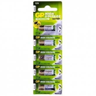 Батарейка ALKALINE 12,0V 23AE-2C5 лужна, A23, VA23GA для ПУ GP 00000028651