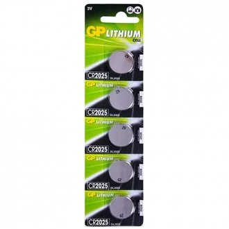 Батарейка дисковая Lithium Button Cell 3.0V CR2025-8U5 літієва GP 00000028655