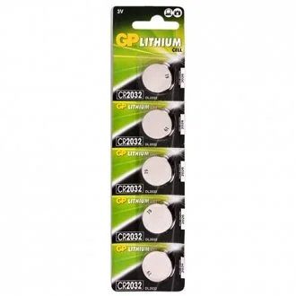 Батарейка дисковая Lithium Button Cell 3.0V CR2032-8U5 литиевая GP 00000028656