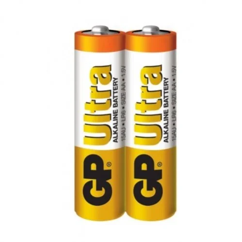 Батарейка ULTRA ALKALINE 1.5V 15AU21-S2 щелочная, LR6, пвх пленка 2 штуки в упаковке (4891199217296) GP 00000061353 (фото 1)