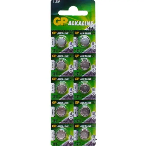 Батарейка ALKALINE щелочная 177 377 SR66 LR66 G4 (10 шт на блістері) GP 00000065798 (фото 1)