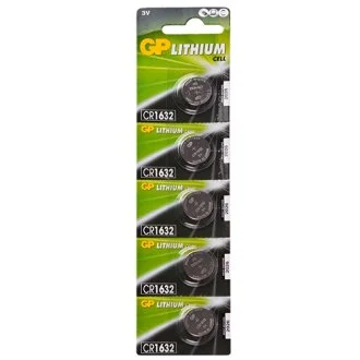Комплект батарейок Button Cell 3.0V CR1632-7U5 5шт GP 29284