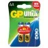 Комплект батарейок ULTRA PLUS ALKALINE 1.5V LR6 AA 2шт GP 63846 (фото 1)