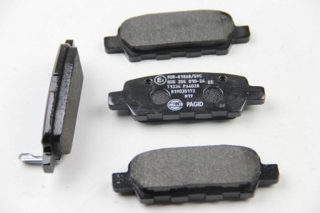 Колодки тормозные дисковые комплект; задн. HELLA 8DB355010241 (фото 1)