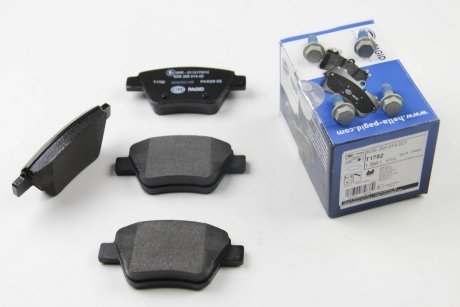 Колодки тормозные дисковые комплект; задн. HELLA 8DB355014021