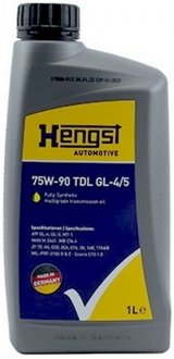 Трансмісійна олива 75W90 1 л МКПП Синтетичне HENGST FILTER 1101800000