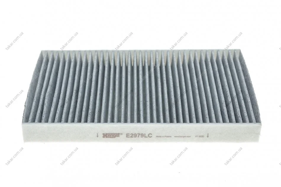 Фільтр салону PEUGEOT, CITROEN вугільний (вир-во HENGST) HENGST FILTER E2979LC (фото 1)