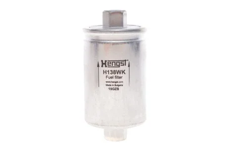 Топливный прямоточный фильтр бензин HENGST FILTER H138WK