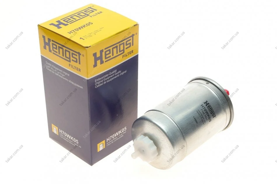 Топливный прямоточный фильтр дизель HENGST FILTER H70WK05 (фото 1)